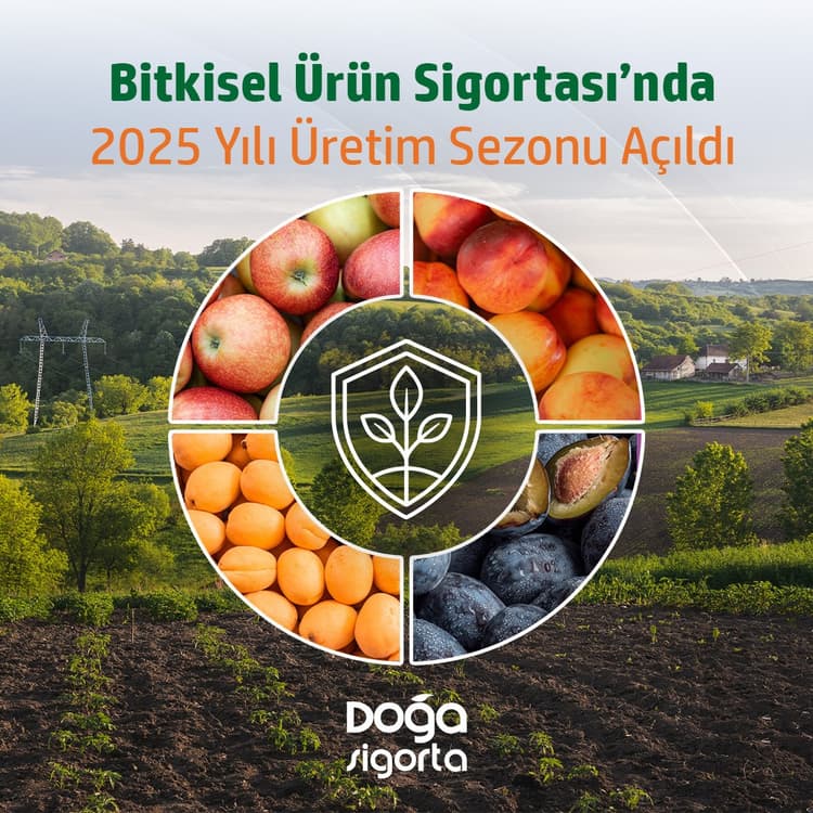 Bitkisel Ürün Sigortasında 2025 Yılı Üretim Sezonu Açılıyor