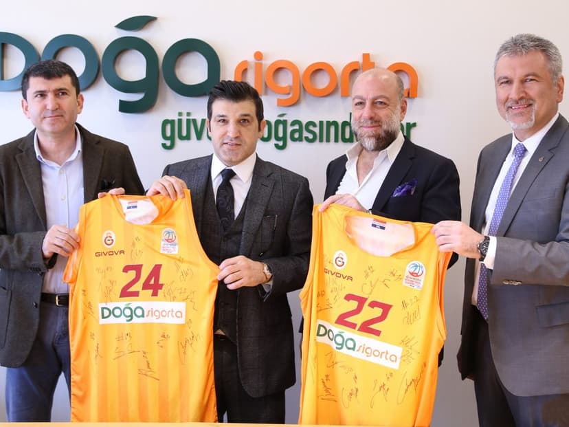 Galatasaray Doğa Sigorta Erkek Basketbol Takımı, Merkez Ofisimizi Ziyaret Etti!
