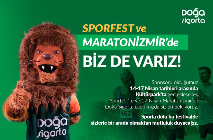 SPORFEST VE MARATONİZMİR’DE BİZ DE VARIZ!