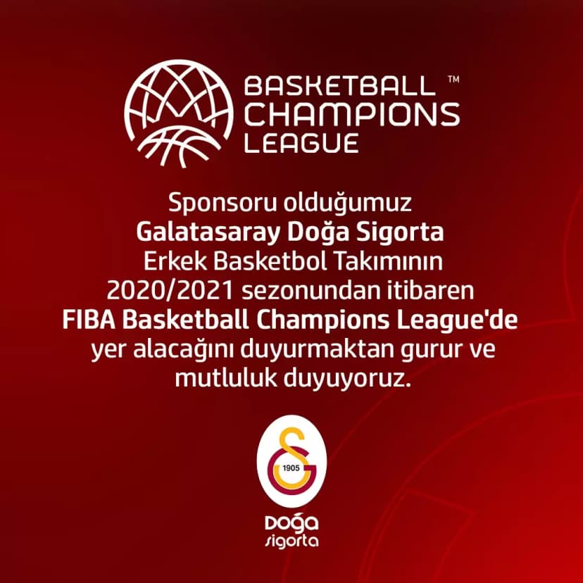Galatasaray Doğa Sigorta Şampiyonlar Ligi’nde Mücadele Edecek